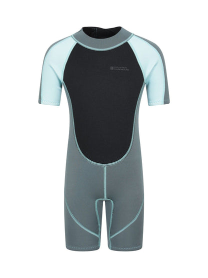 Mountain Warehouse Grey Kids Shorty 2.5/2mm Wetsuit image 1