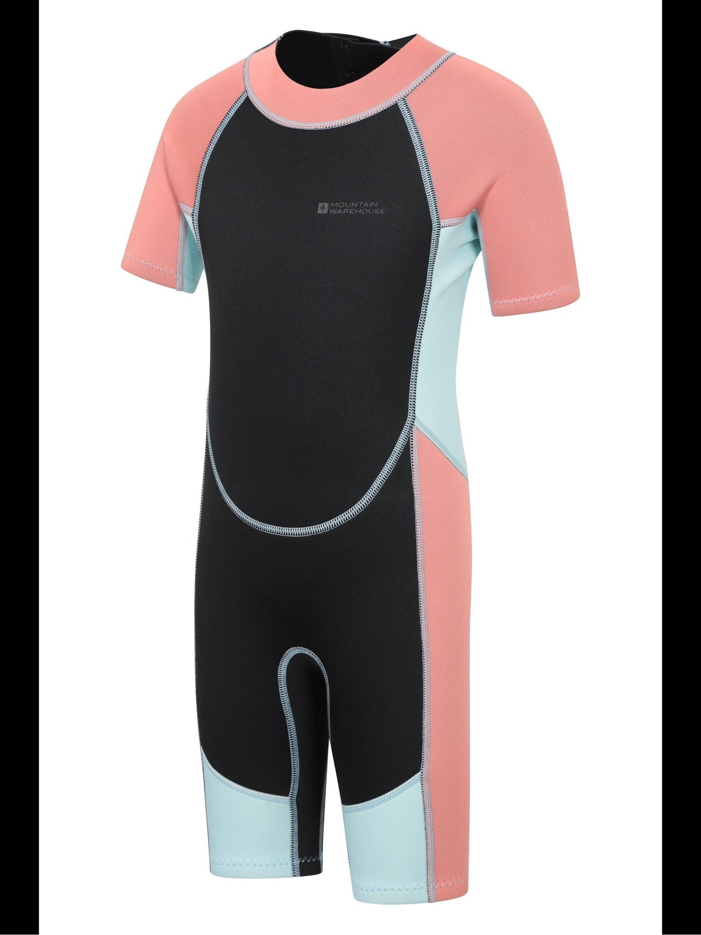 Mountain Warehouse Pink Kids Shorty 2.5/2mm Wetsuit image 2