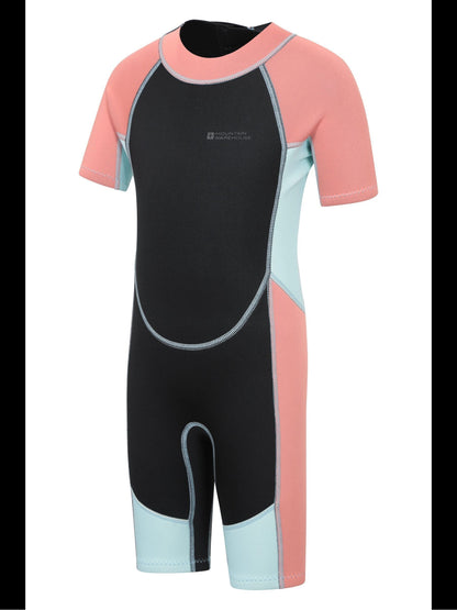 Mountain Warehouse Pink Kids Shorty 2.5/2mm Wetsuit image 2