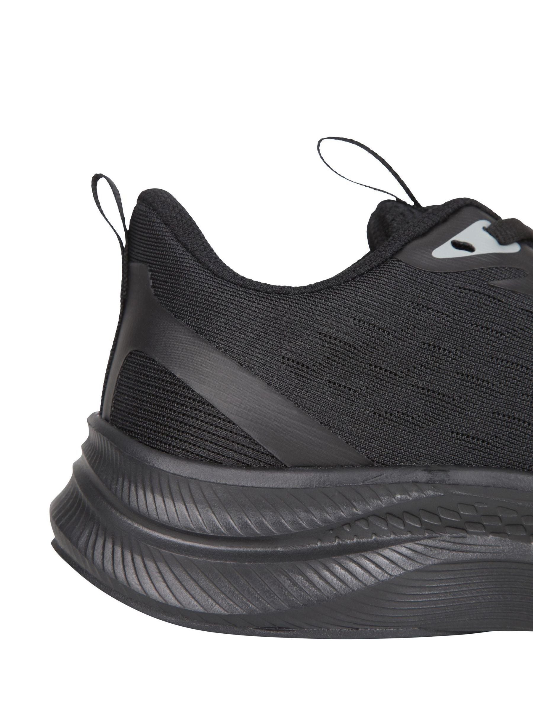 Mountain Warehouse Black Nimble Kids Lightweight Active Shoes image 4
