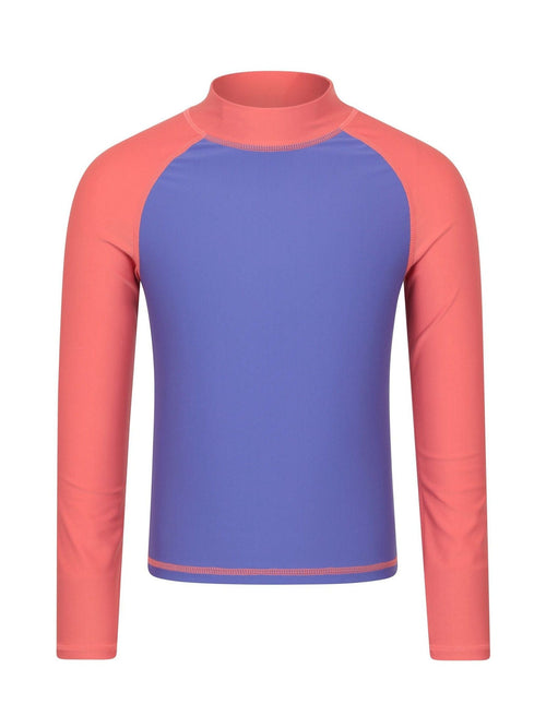 Dsiney Kidz - Mountain Warehouse Dusky Purple Long Sleeve Rash Vest image 1