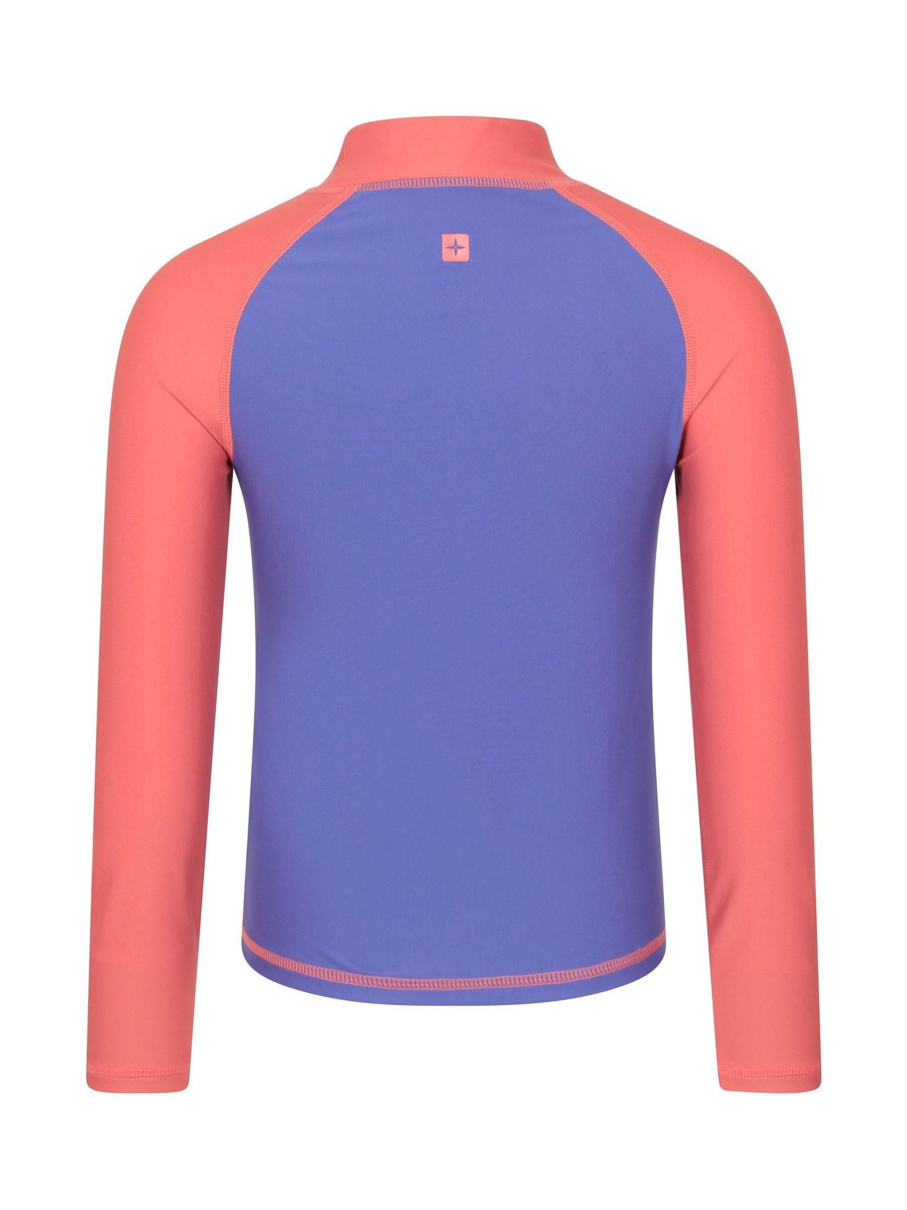 Dsiney Kidz - Mountain Warehouse Dusky Purple Long Sleeve Rash Vest image 3