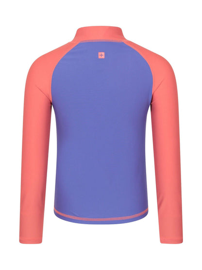 Dsiney Kidz - Mountain Warehouse Dusky Purple Long Sleeve Rash Vest image 3