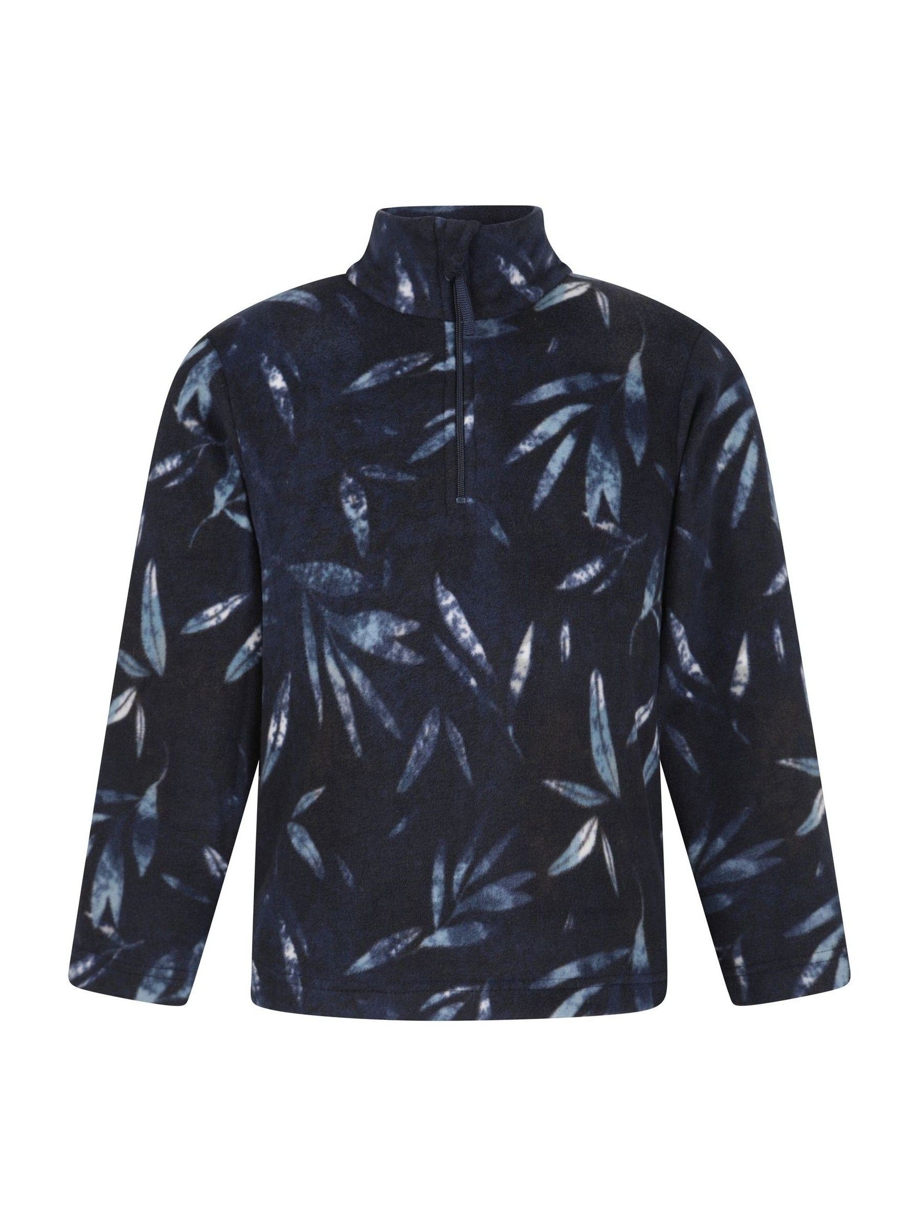 Dsiney Kidz - Mountain Warehouse Blue Pursuit Printed Kids Half-Zip Fleece image 1