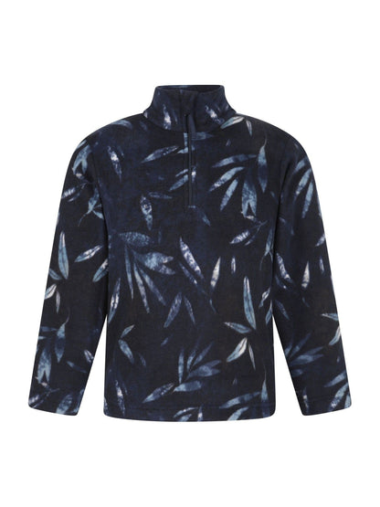 Dsiney Kidz - Mountain Warehouse Blue Pursuit Printed Kids Half-Zip Fleece image 1