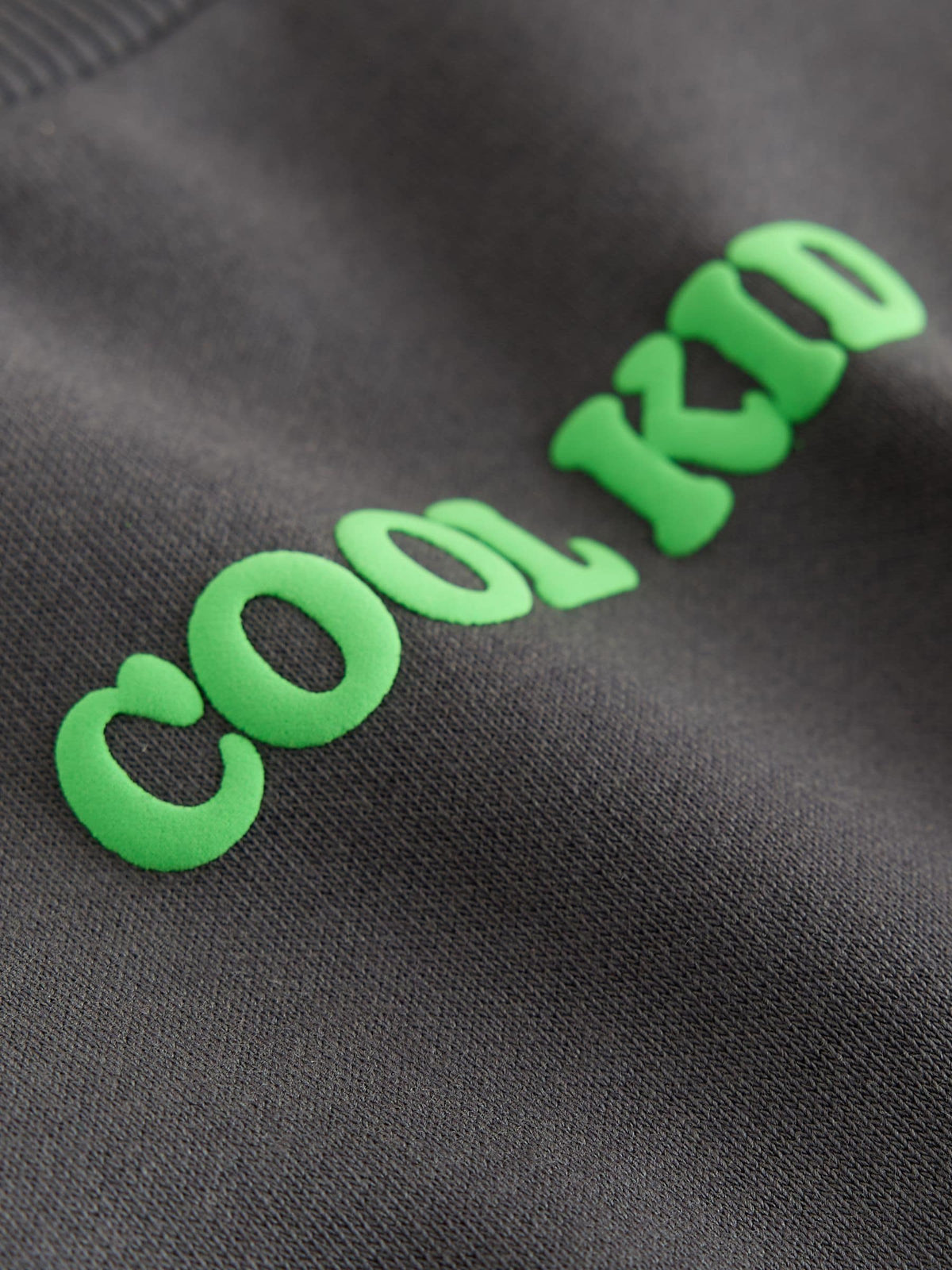Charcoal Grey Cool Kid Printed Crew Neck Sweat Top (3mths-7yrs) - image 3