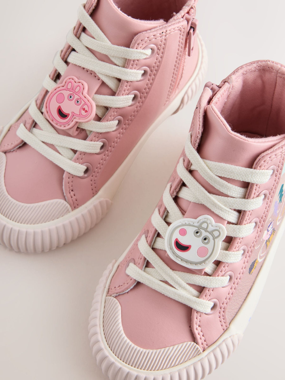 Pink Peppa Pig High Top Trainers - image 4
