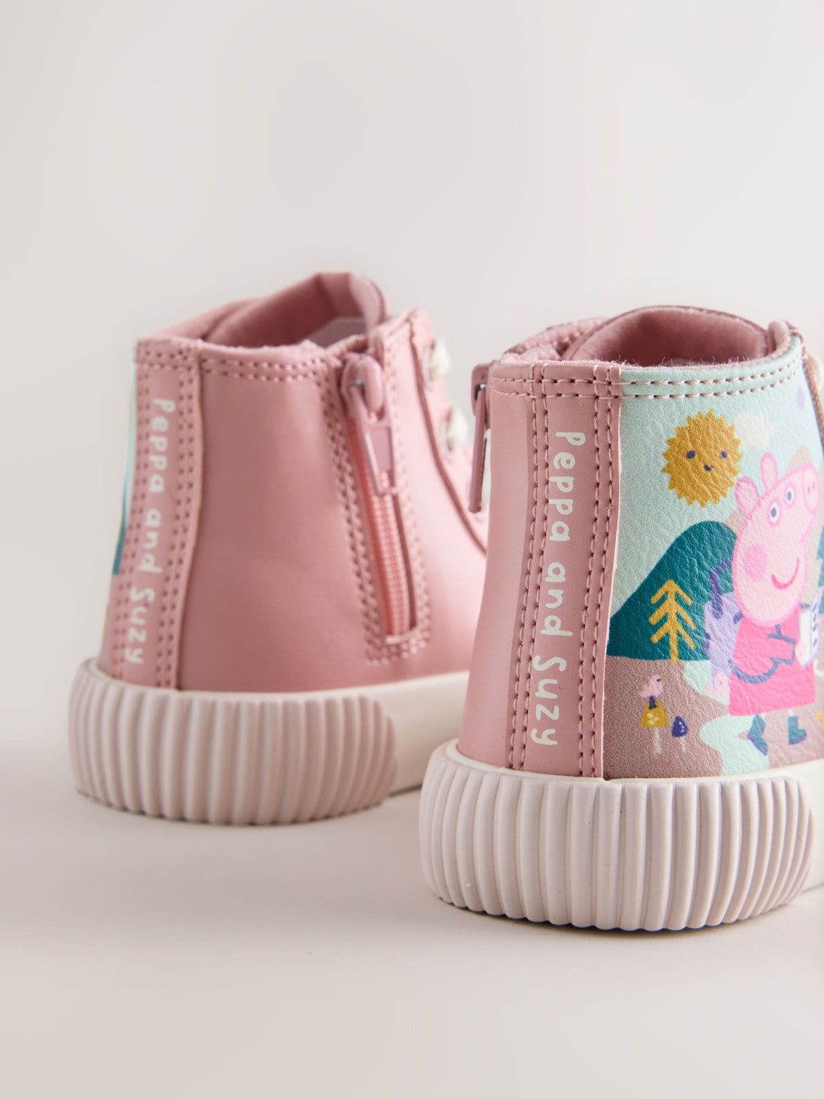 Pink Peppa Pig High Top Trainers - image 5