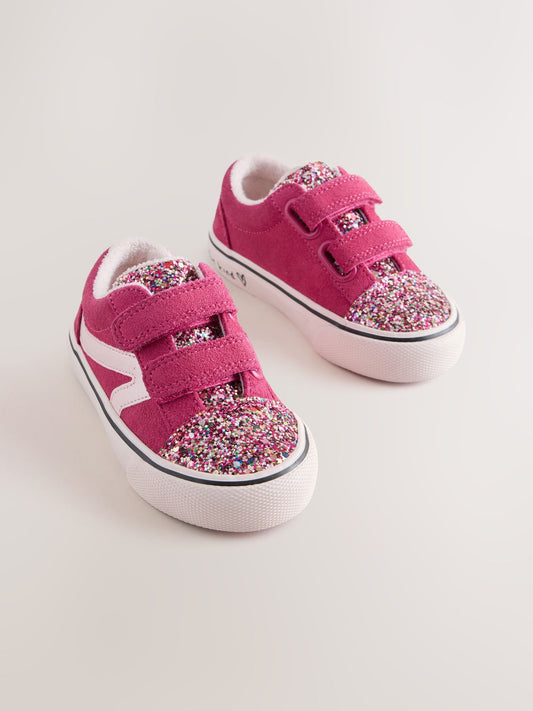 Dsiney Kidz - Raspberry Pink Standard Fit (F) Touch Fastening Trainers image 1