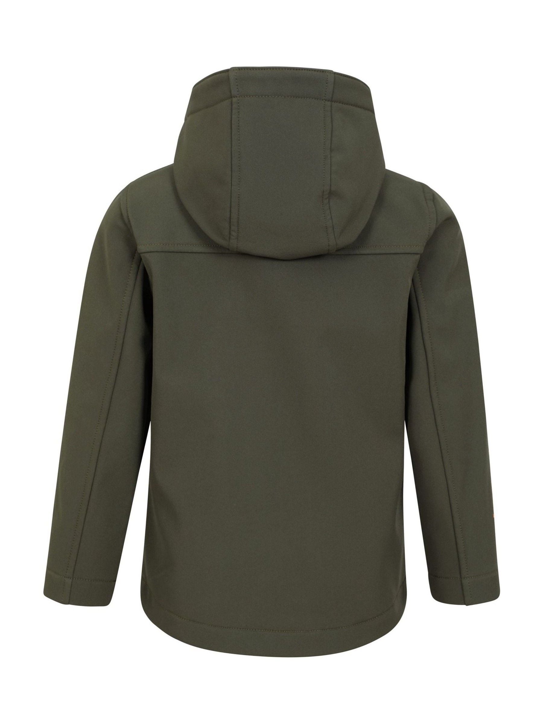 Dsiney Kidz - Mountain Warehouse Green Exodus Kids Water Resistant Softshell Jacket image 3