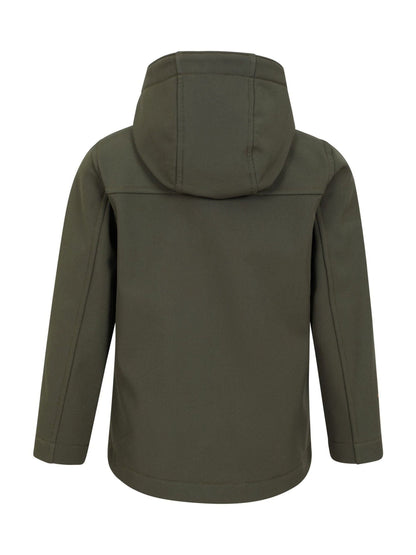 Dsiney Kidz - Mountain Warehouse Green Exodus Kids Water Resistant Softshell Jacket image 3