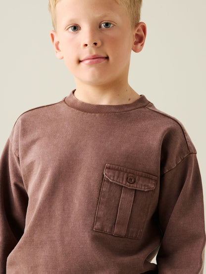 Dsiney Kidz - Angel & Rocket Brown Enzo Utility Sweatshirt image 2