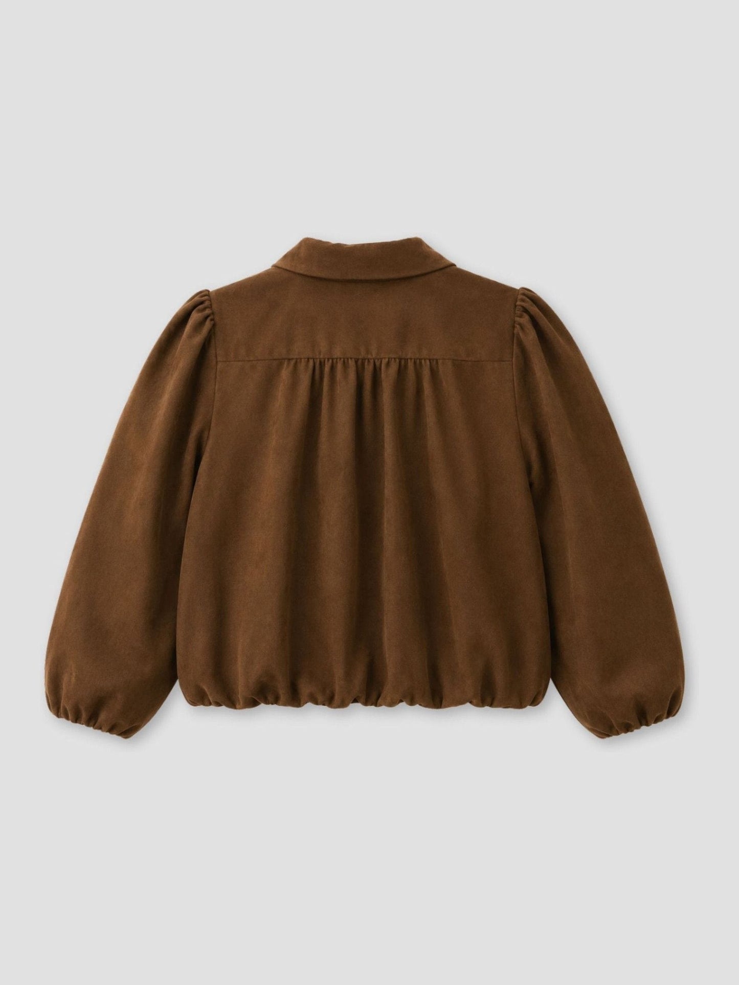 Dsiney Kidz - Angel & Rocket Brown Maia Suedette Balloon Hem Blouson Jacket image 5