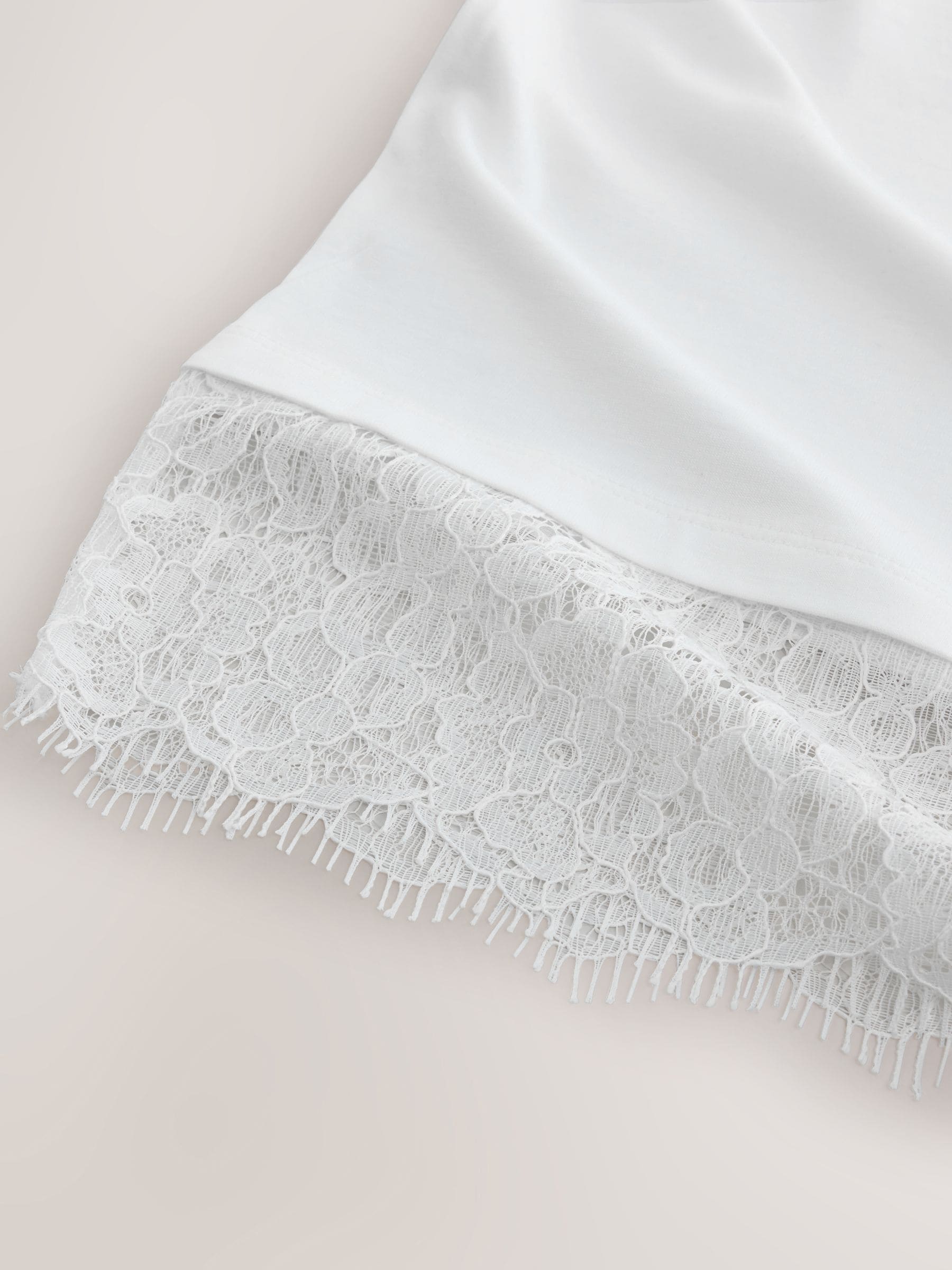 Dsiney Kidz - White Lace Hem T-Shirt (3-16yrs) image 6