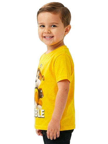 Character Yellow PAW Patrol Rubble T-Shirt image 2