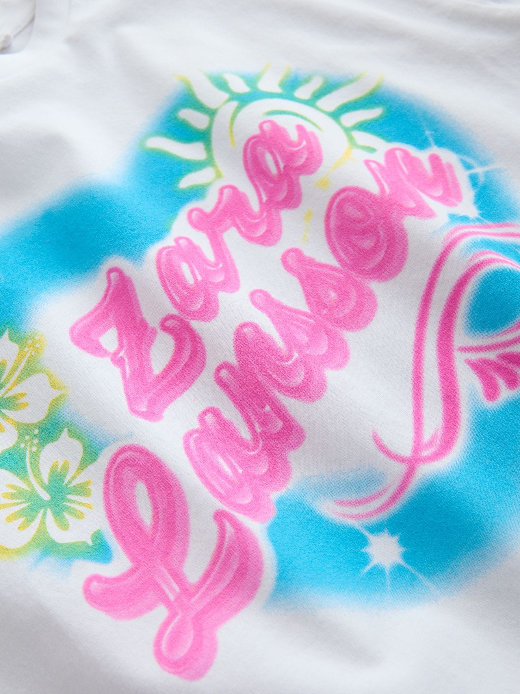 Dsiney Kidz - White Zara Larsson Oversized Graphic T-Shirt (3-16yrs) image 9