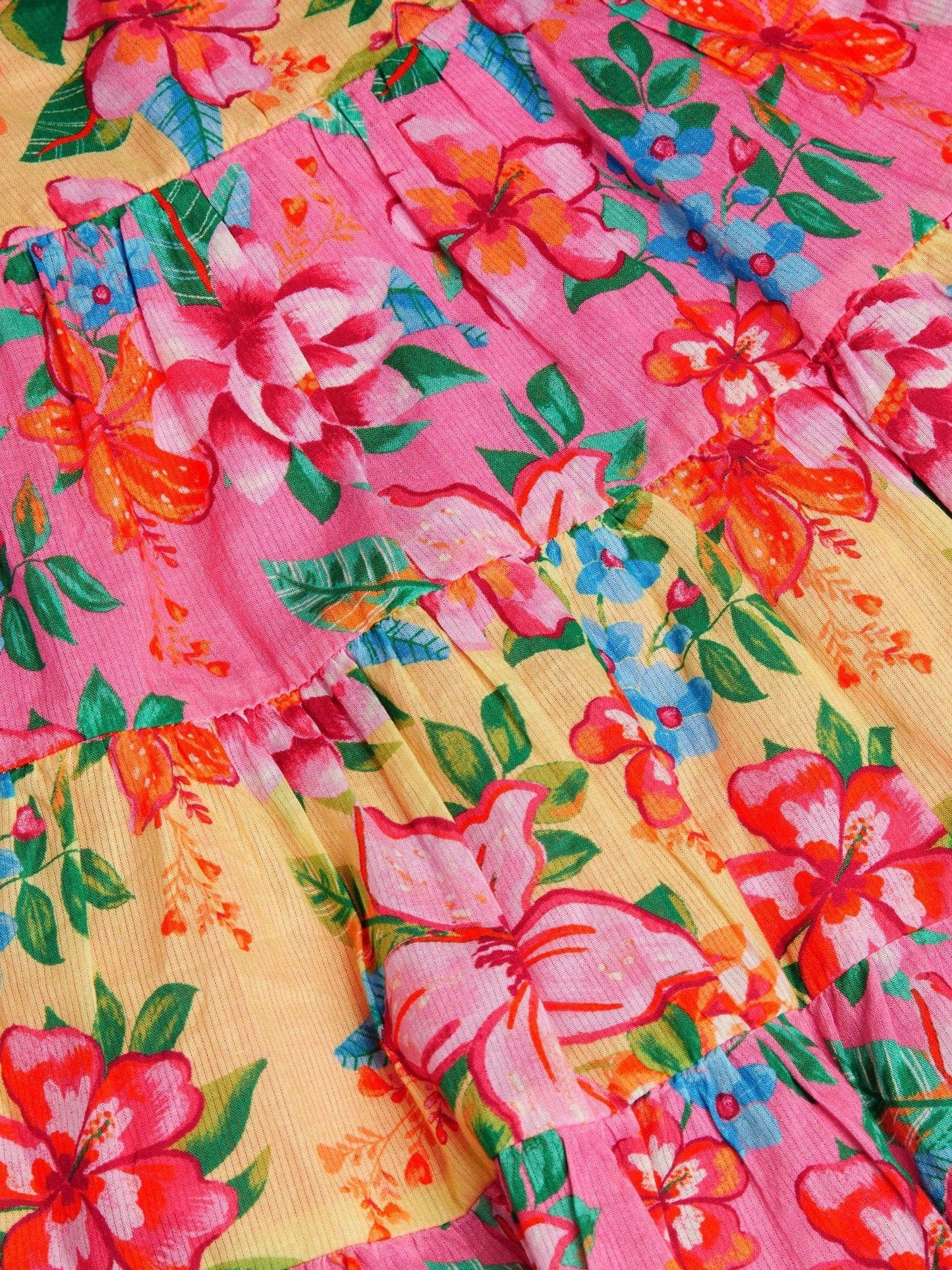 Monsoon Pink Baby Floral Print Dress image 3
