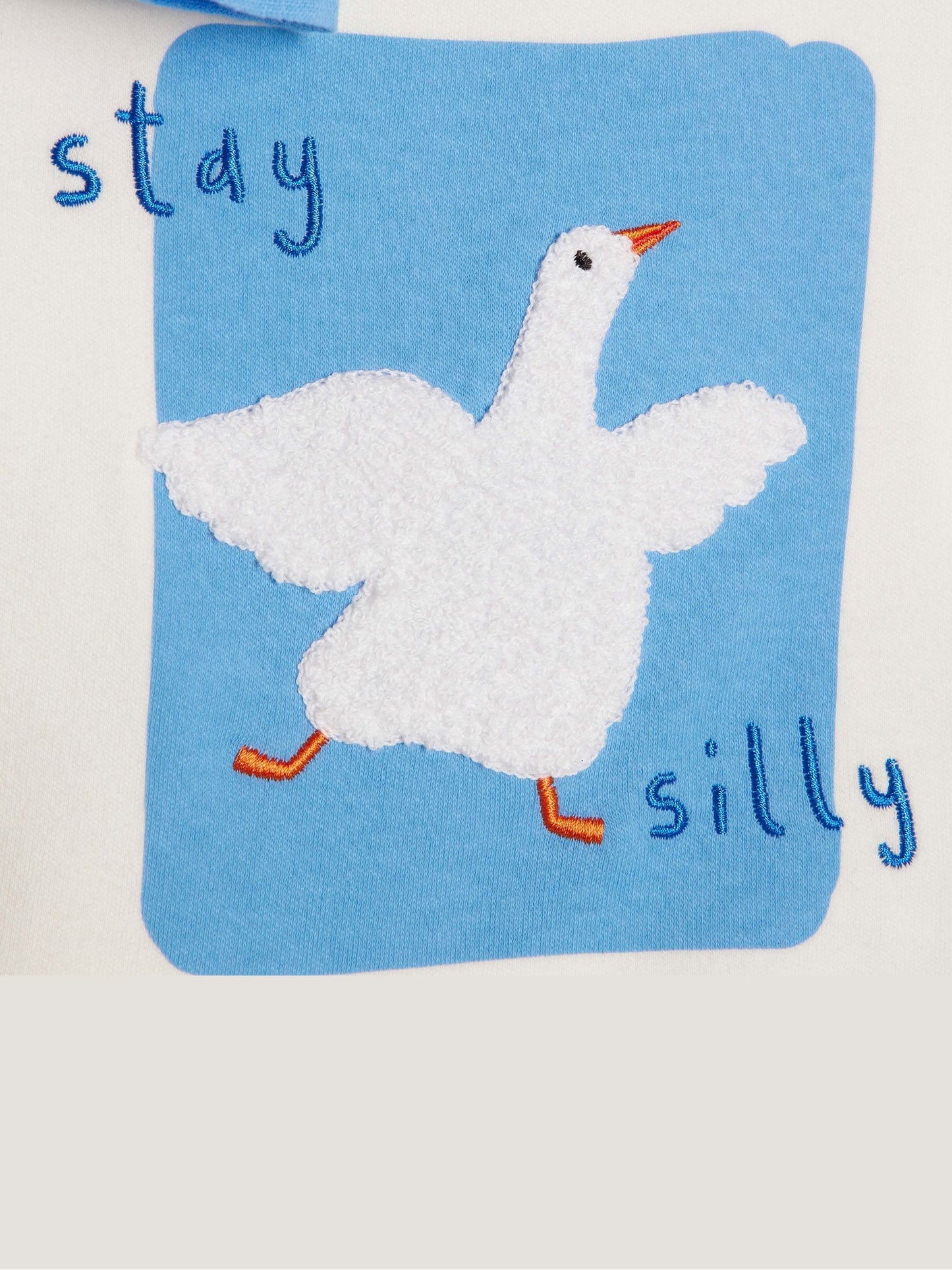 River Island Blue Abbie Rosie Goose T-Shirt & Shorts Set image 3