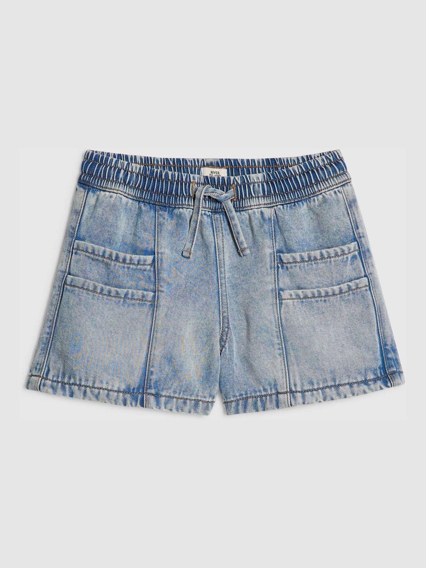 Dsiney Kidz - River Island Blue Denim Pull On Shorts image 1