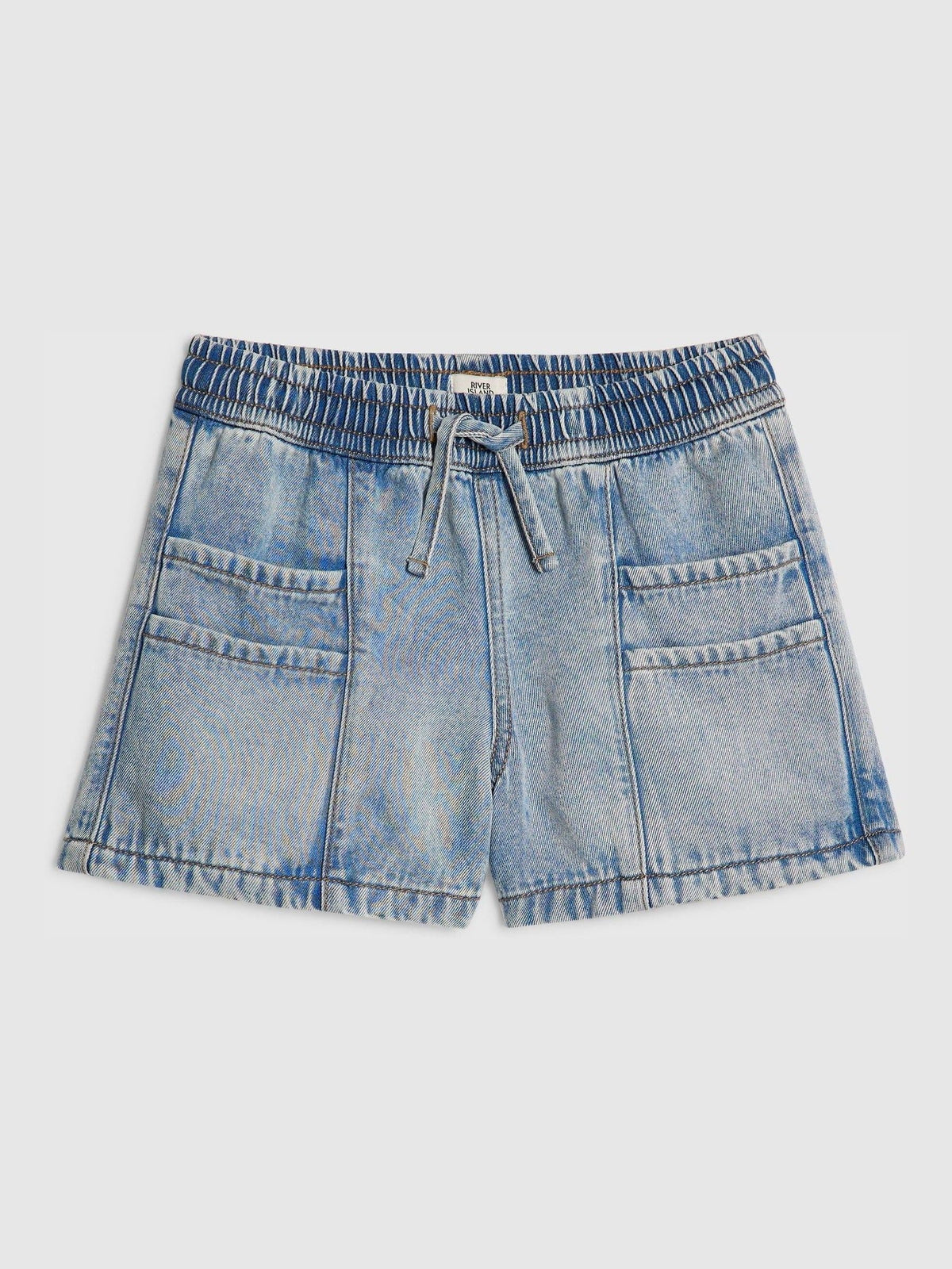 Dsiney Kidz - River Island Blue Denim Pull On Shorts image 1