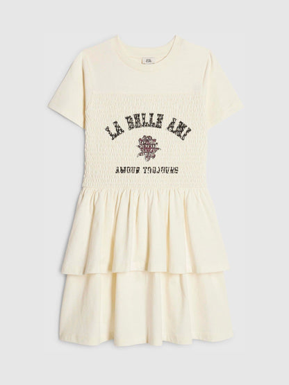 River Island Cream La Belle Rara Dress image 1