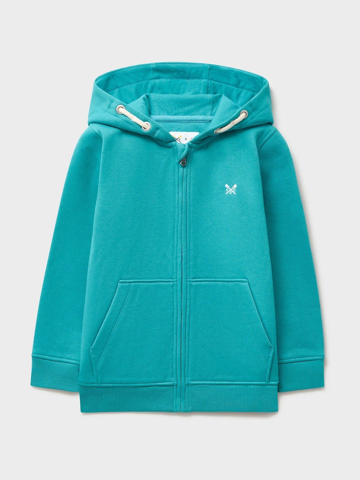 Dsiney Kidz - Crew Clothing Company Blue Crossed Oars Zip Through Hoodie image 1