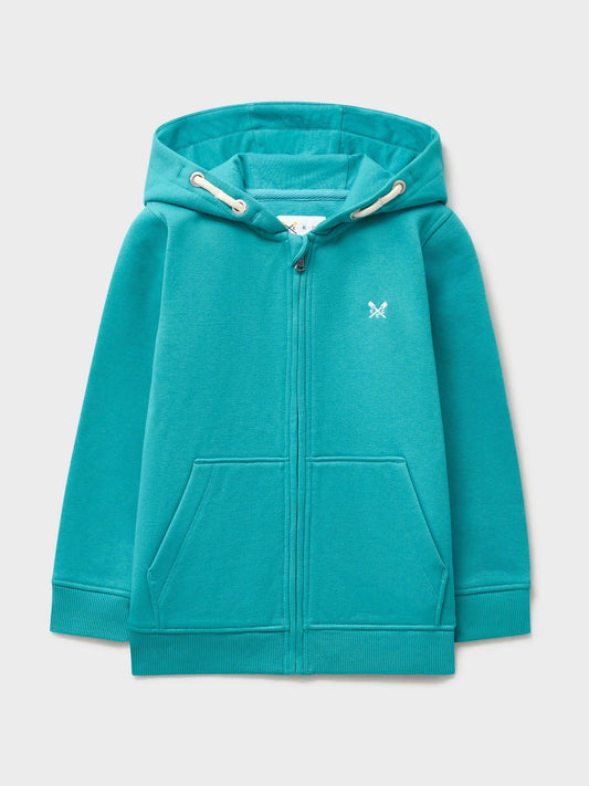 Dsiney Kidz - Crew Clothing Company Blue Crossed Oars Zip Through Hoodie image 1
