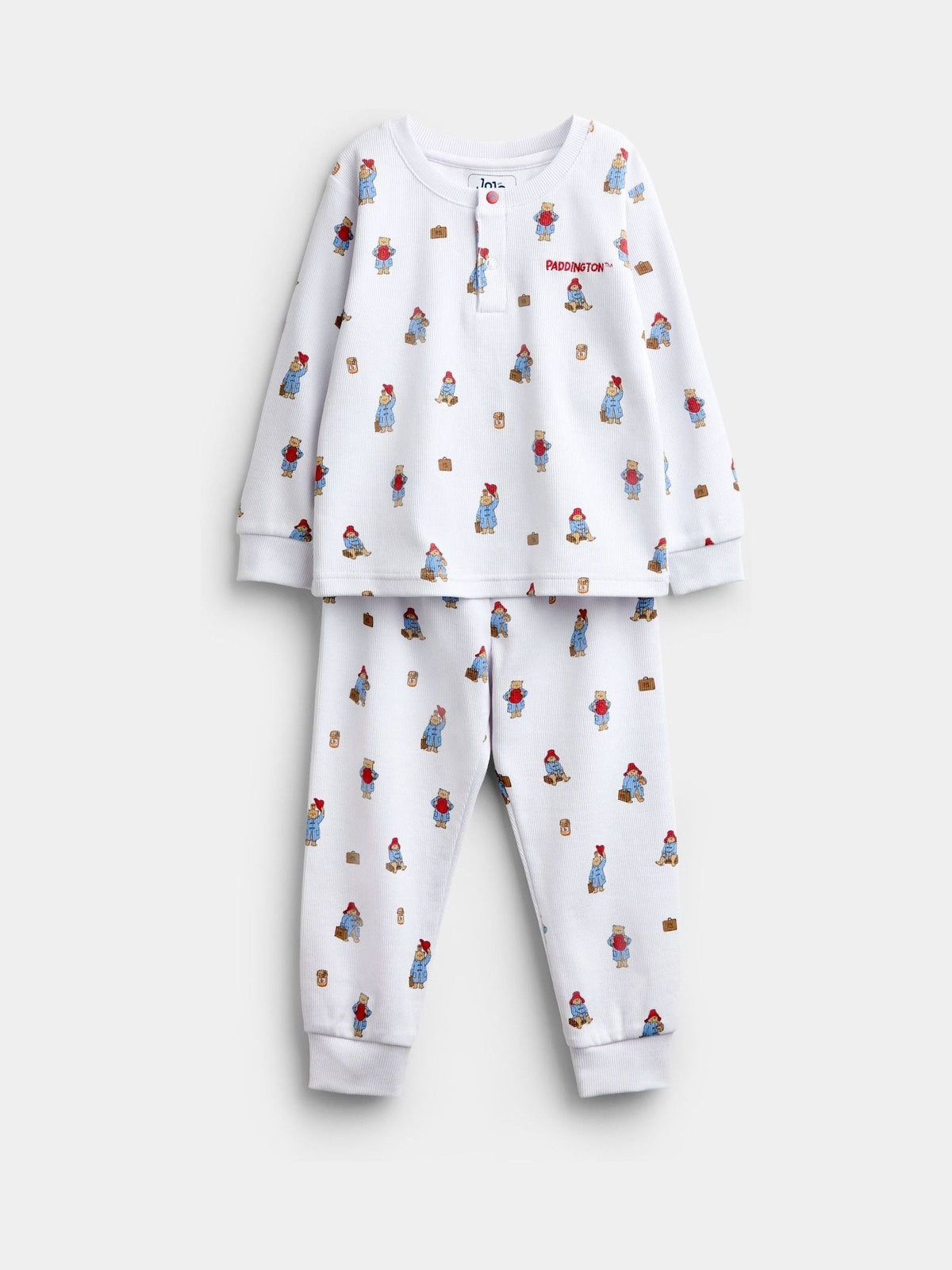 Dsiney Kidz - JoJo Maman Bébé White Paddington Jersey Pyjamas image 1