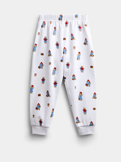 Dsiney Kidz - JoJo Maman Bébé White Paddington Jersey Pyjamas image 4