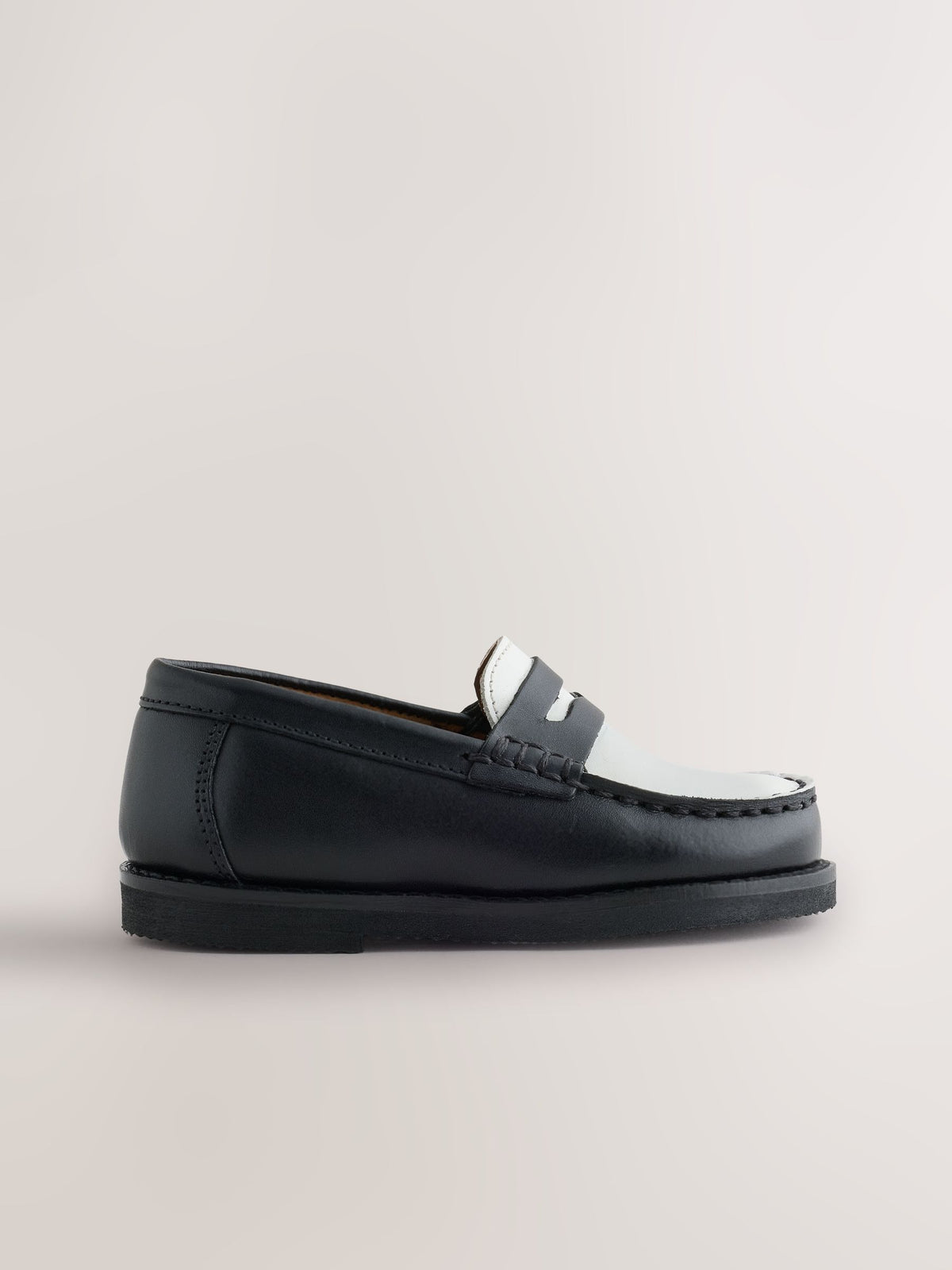 Dsiney Kidz - Black/White Penny Loafers image 2