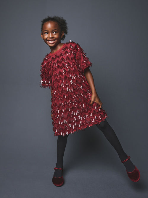 Dsiney Kidz - Red Tassel Dress (3-16yrs) image 1