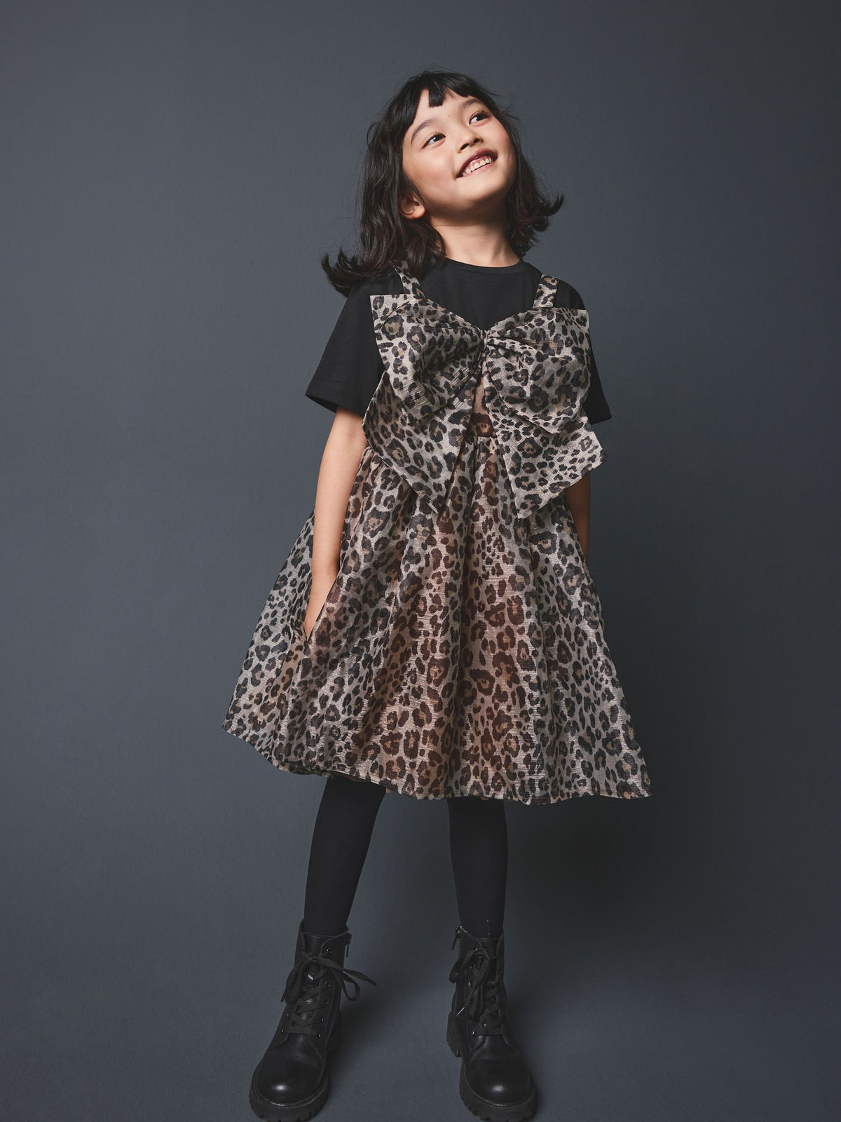 Animal Print Pini Dress with T-Shirt (3-16yrs) - image 1