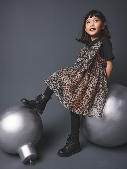 Animal Print Pini Dress with T-Shirt (3-16yrs) - image 3