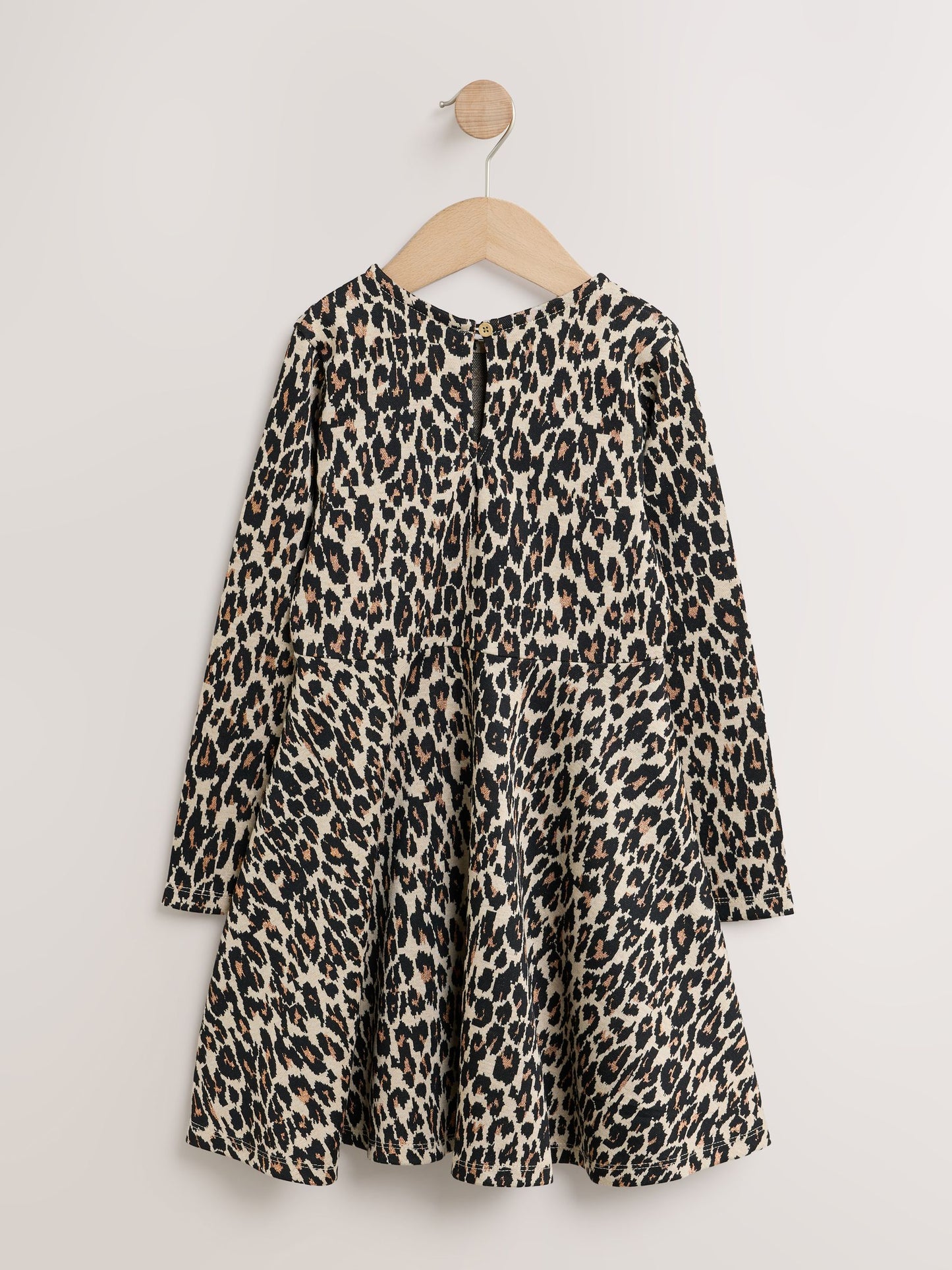 Dsiney Kidz - Leopard Animal Print Long Sleeve Skater Dress (3-16yrs) image 6