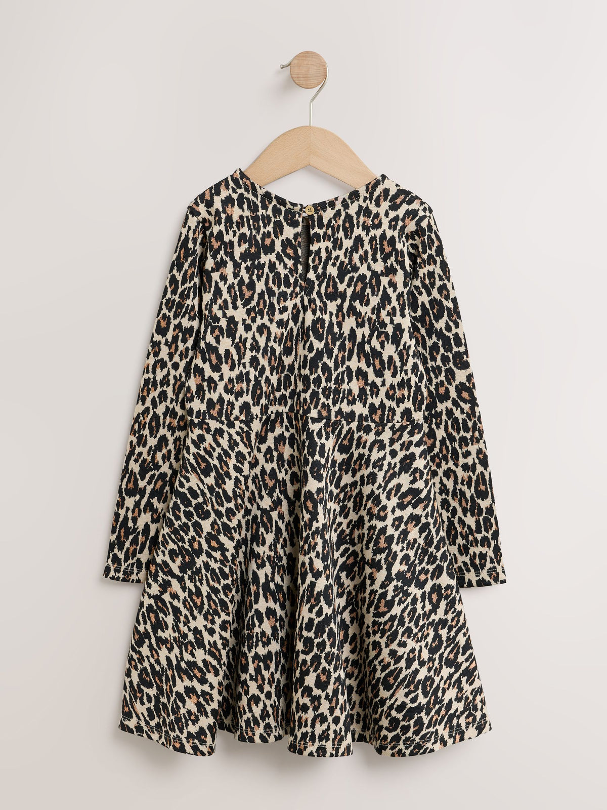 Dsiney Kidz - Leopard Animal Print Long Sleeve Skater Dress (3-16yrs) image 6