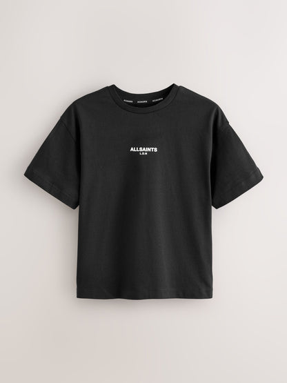 Dsiney Kidz - smALLSAINTS Black/Red Logo Crew Neck Relaxed T-Shirts 3 Pack image 2