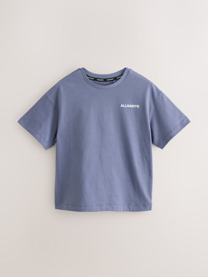 Dsiney Kidz - smALLSAINTS Blue Graphic Crew T-Shirts 3 Pack image 2
