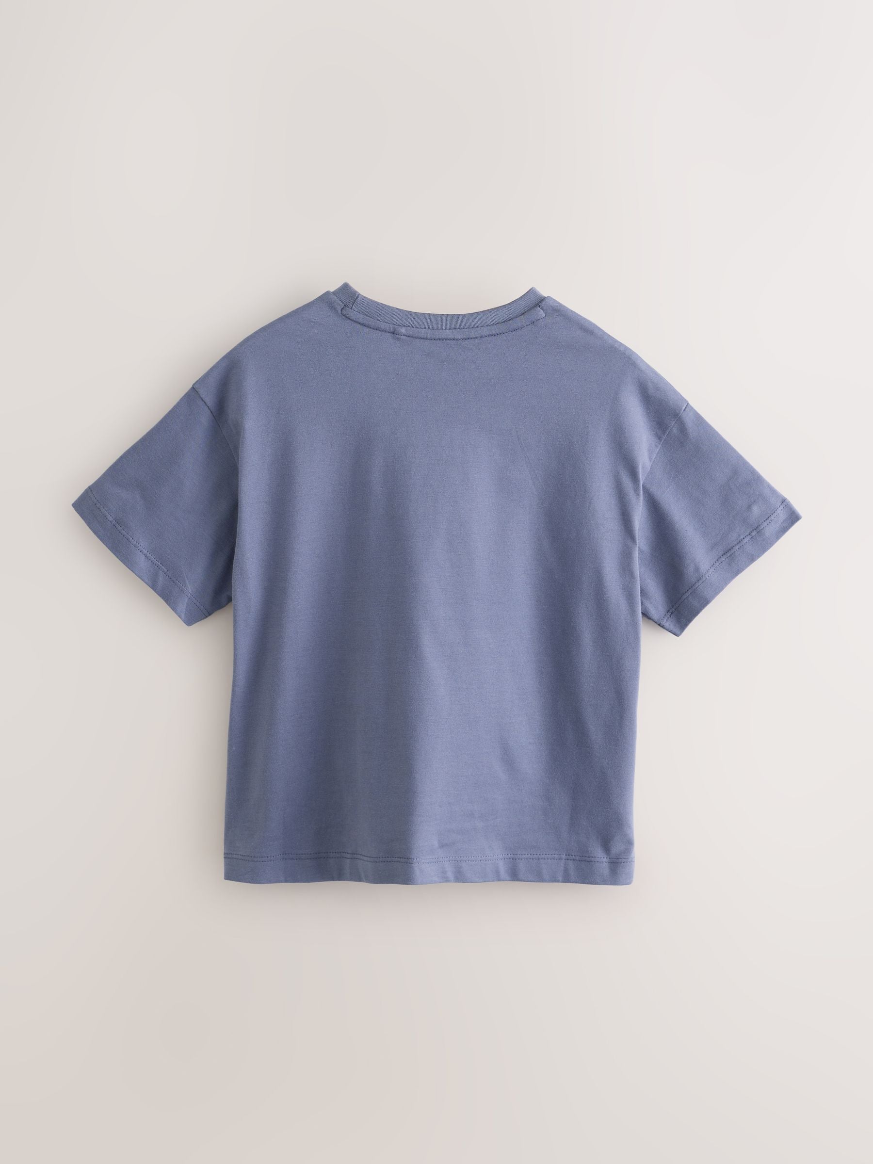 Dsiney Kidz - smALLSAINTS Blue Graphic Crew T-Shirts 3 Pack image 5