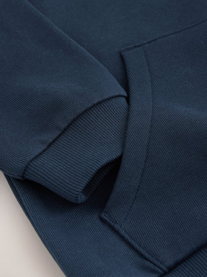 smALLSAINTS Navy Oversized Underground Pullover Hoodie - image 11