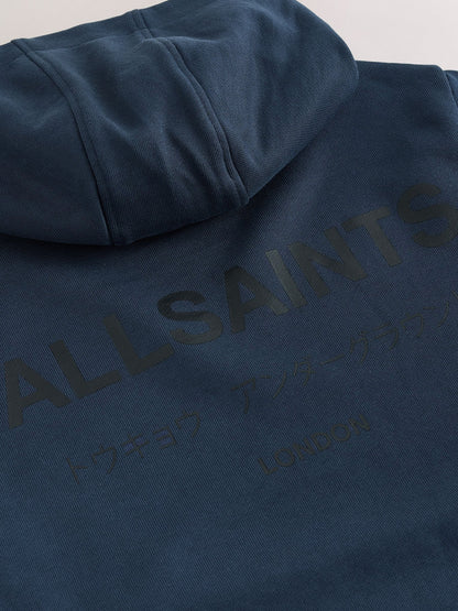 smALLSAINTS Navy Oversized Underground Pullover Hoodie - image 12
