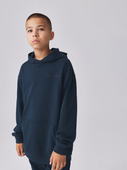 smALLSAINTS Navy Oversized Underground Pullover Hoodie - image 3