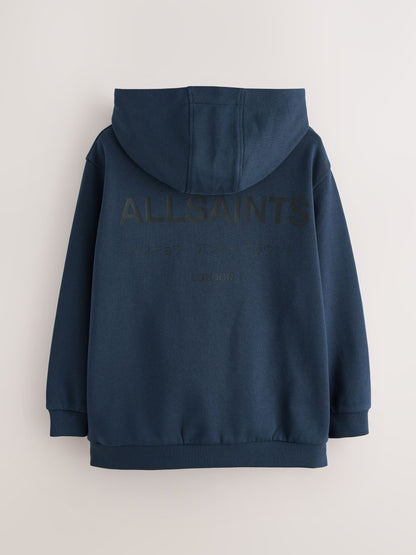 smALLSAINTS Navy Oversized Underground Pullover Hoodie - image 7