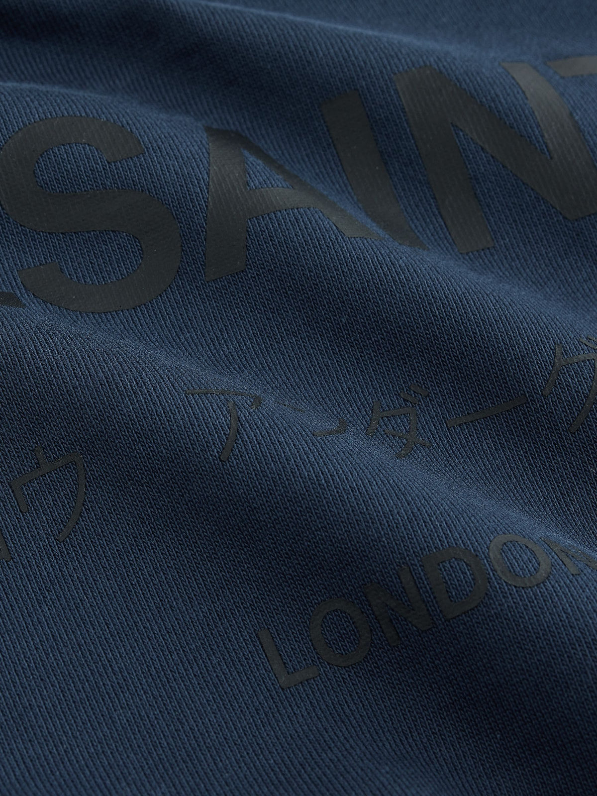 smALLSAINTS Navy Oversized Underground Pullover Hoodie - image 8