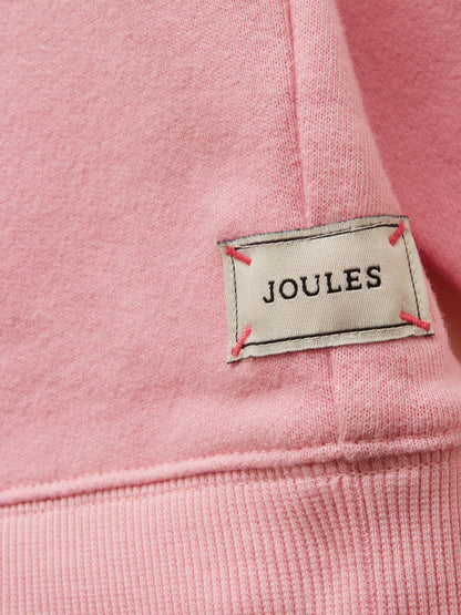 Joules Girls' Sundaze Pink Slogan Hoodie - image 4