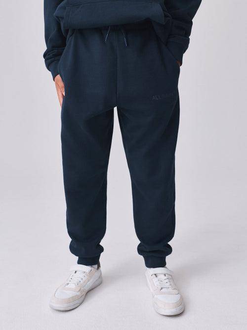 smALLSAINTS Navy Underground Straight Cuffed Cotton Joggers - image 1