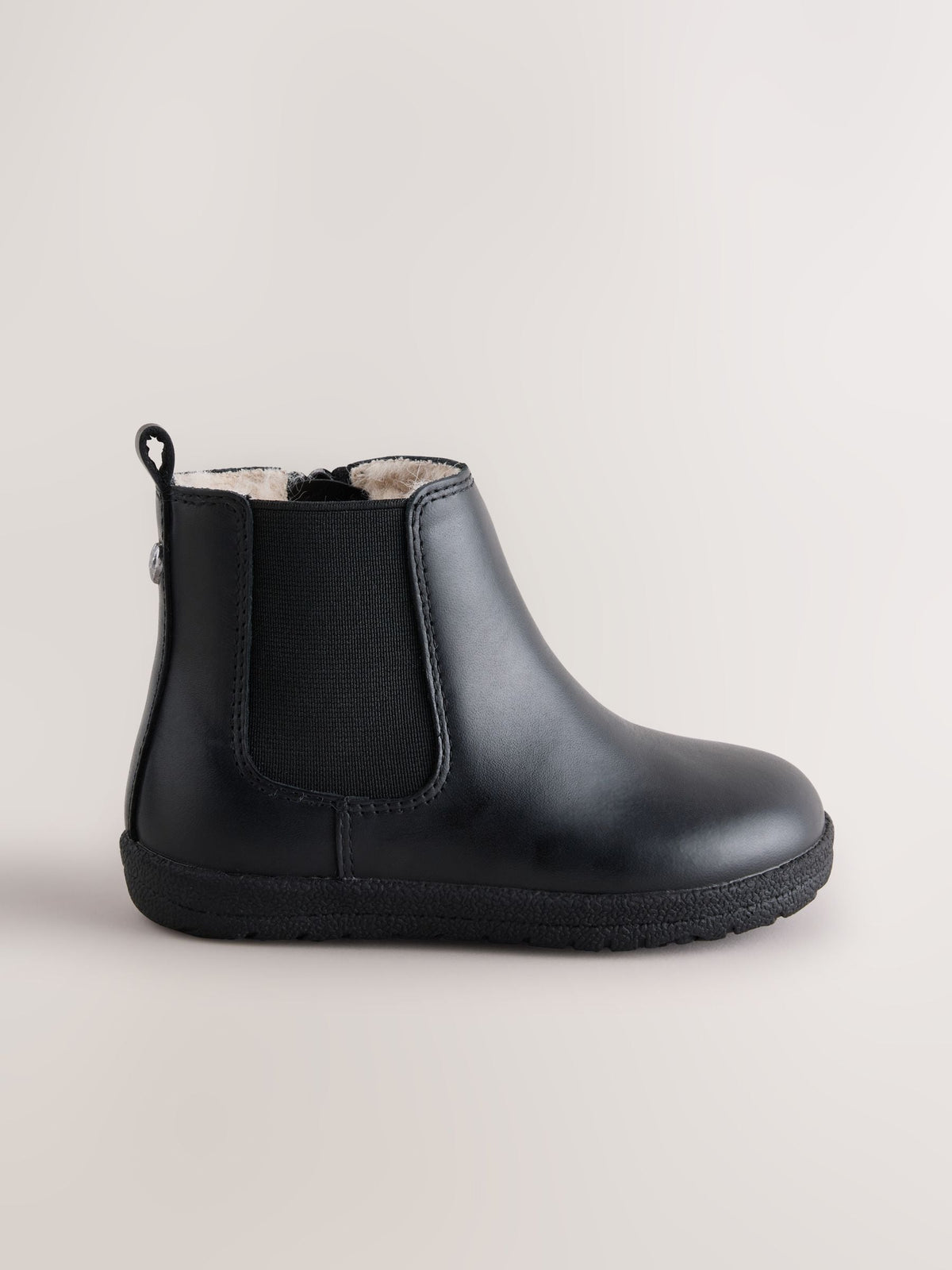 Dsiney Kidz - Black Barefoot Leather Chelsea Boots image 2