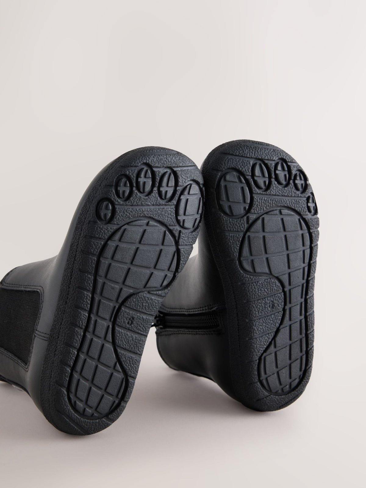 Dsiney Kidz - Black Barefoot Leather Chelsea Boots image 5