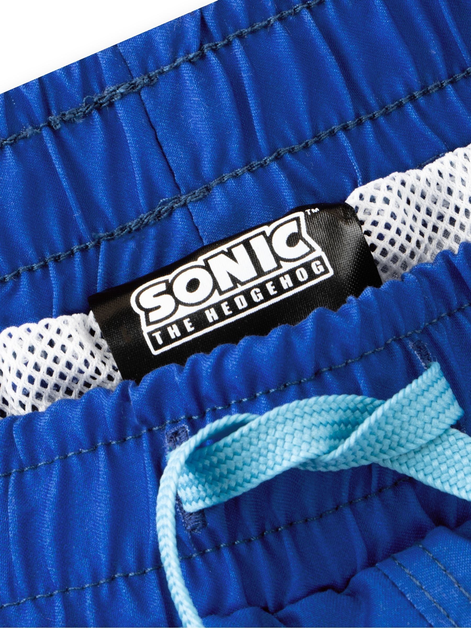 Character Blue Sonic The Hedgehog Swim Shorts image 3