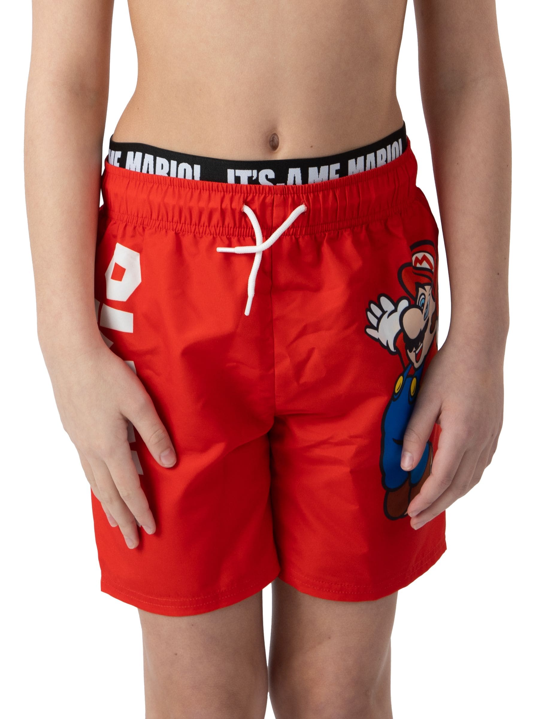 Character Red Super Mario Boys Swim Shorts image 7
