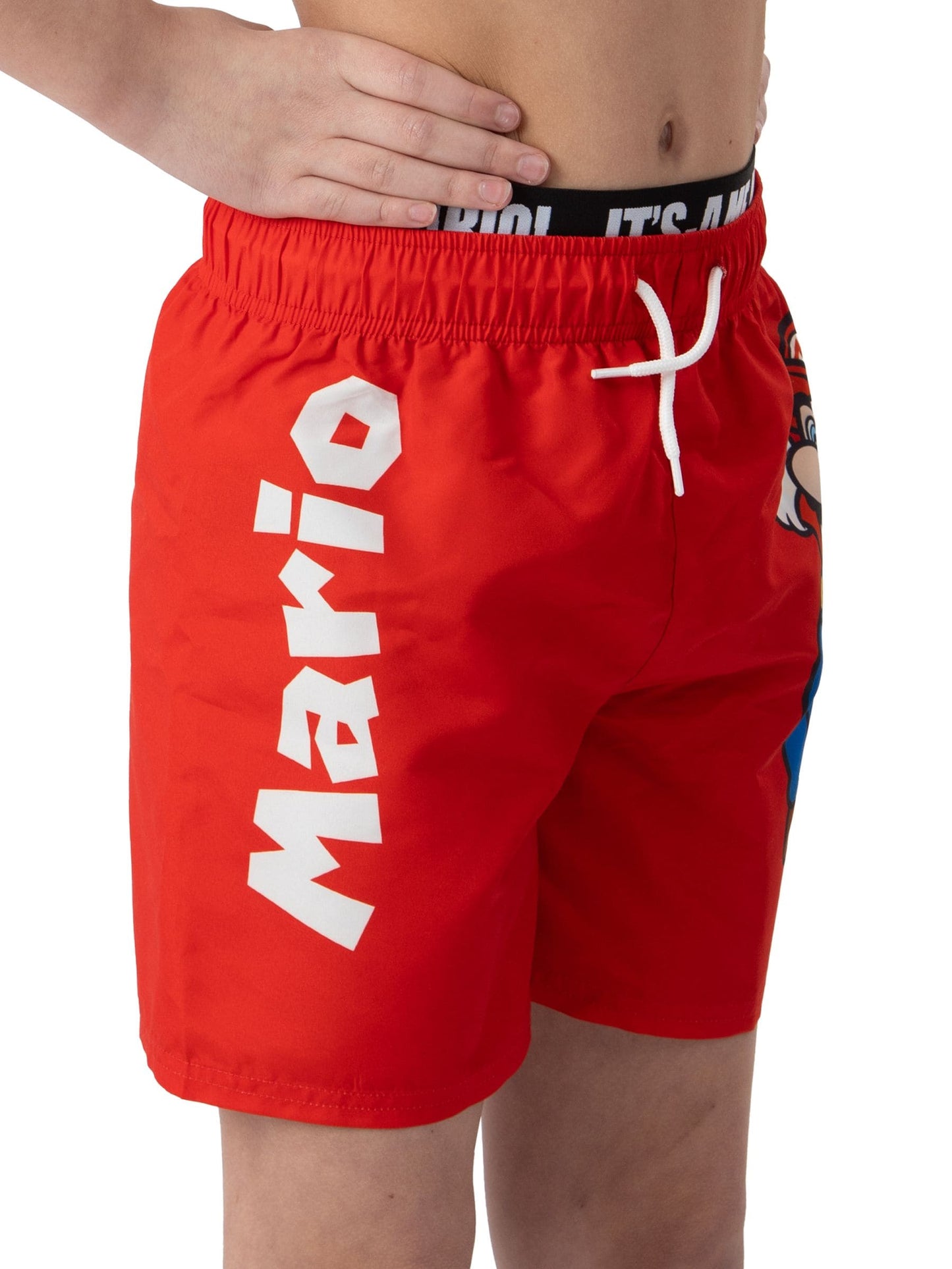Character Red Super Mario Boys Swim Shorts image 8